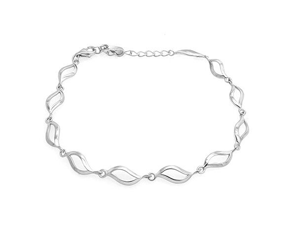 Браслет из серебра без вставки, ТФБ-41