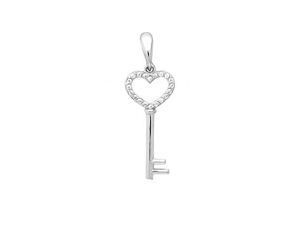Подвеска из серебра куб.циркон., В10-0063