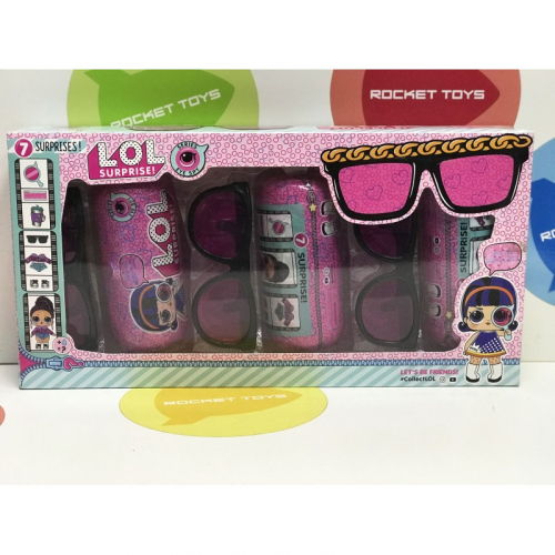 Игрушка - набор 3-ех капсул с очками Girl BB280