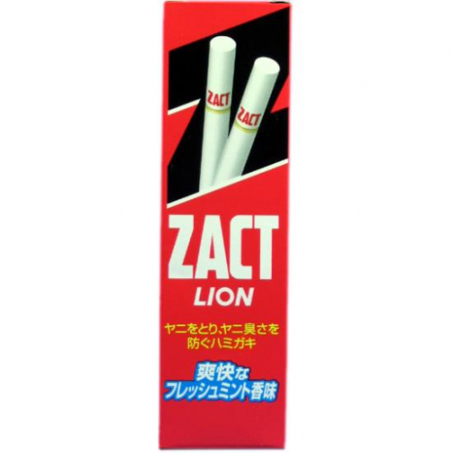 LION Zact Зубная паста для устранения никотинового налета и запаха табака, 150г. 1/80