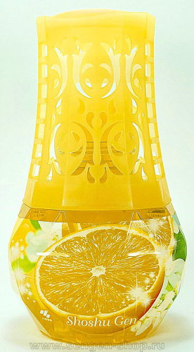 KOBAYASHI Shoshugen for Toilet Fresh Lemon Жидкий дезодорант для туалета, с ароматом лимона, 400мл. 1/16