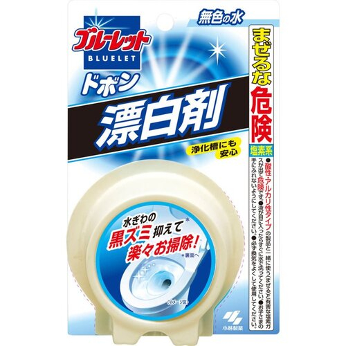 KOBAYASHI Bluelet Dobon Cleaning Bleach Очищающая и дезодорирующая таблетка для бачка унитаза, с отбеливающим эффектом, 120г. 1/48
