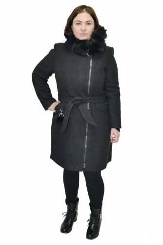 Пальто AOSHA MD515-3, темно-серый