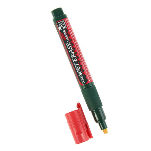 Маркер меловой Pentel Wet Erase Marker 2.0/4.0 мм (стирающийся для черной и зеленой доски, стекла ) красный