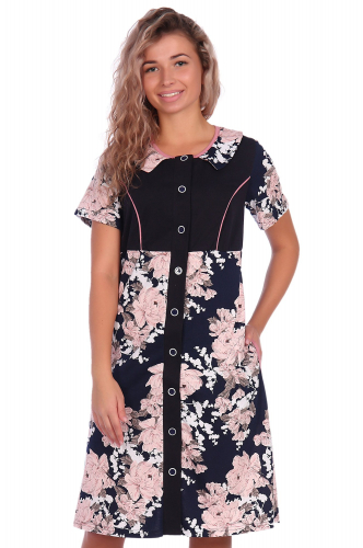 Женский халат с цветочным принтом - NSD стиль
