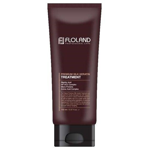 Маска-бальзам для волос Floland Premium Silk Keratin Treatment (ТУБА) 150 мл