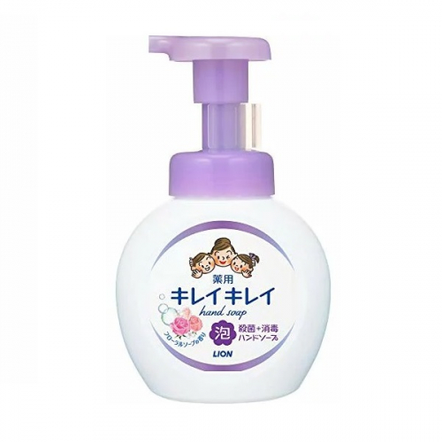 LION KireiKirei Floral Soap Мыло-пенка для рук, с цветочным ароматом, помпа, 250мл.