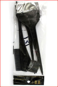 Набор для окрашивания волос (2 разные кисточки и специальная расческа