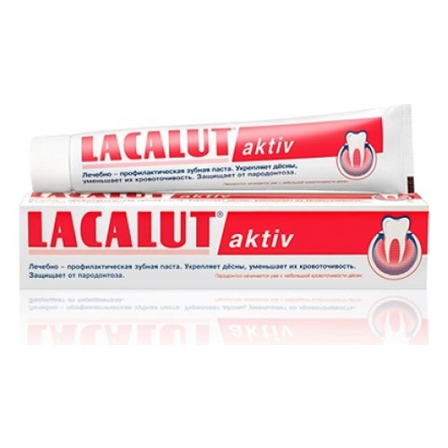 LACALUT aktiv профилактическая зубная паста 75 мл