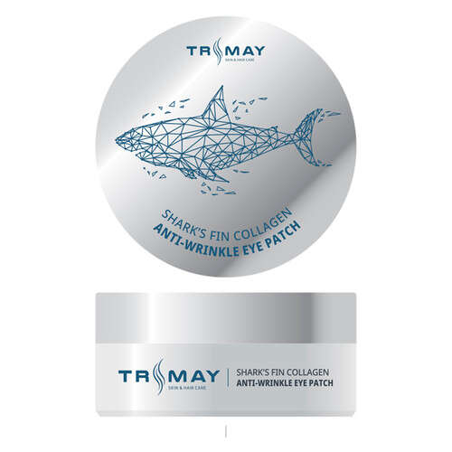 Trimay Антивозрастные патчи с акульим хрящем Shark’s Fin Collagen Anti-wrinkle Eye Patch