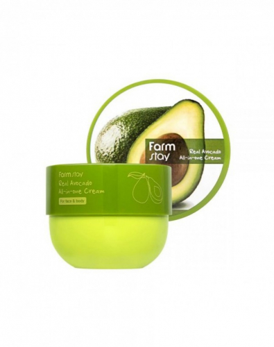 Farmstay Многофункциональный крем с маслом авокадо для лица и тела Real Avocado All-In-One Cream