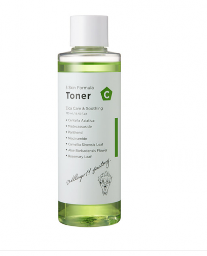 Village 11 Factory Успокаивающий увлажняющий тонер с центеллой С Skin Formula Toner