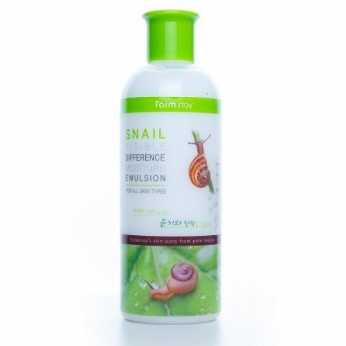 FarmStay Увлажняющая эмульсия с экстрактом улитки Visible Difference Moisture Emulsion Snail