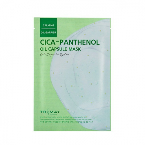 Trimay Успокаивающая маска с экстрактом центеллы и пантенолом Cica-Panthenol Oil Capsule Mask