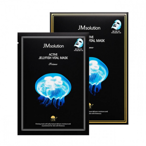 JMsolution Маска-салфетка с экстрактом медузы Active Jellyfish Vital Mask Prime