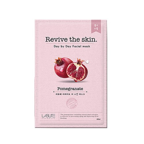 Labute Маска-салфетка с экстрактом граната Revive the skin Pomegrante Mask