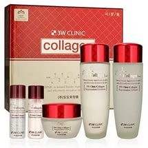 3W Clinic Лифтинг набор по уходу за лицом с коллагеном Collagen Skin Care 3 Items Set