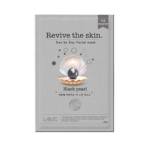 Labute Маска-салфетка с черным жемчугом Revive the skin Pear Mask