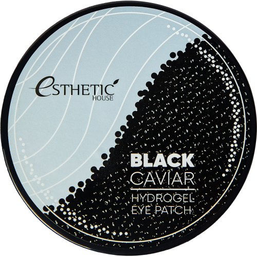 Esthetic House Гидрогелевые патчи с экстрактом черной икры Black Caviar Hydrogel Eye Patch