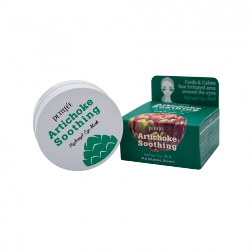 Petitfee Противоотёчные гидрогелевые патчи с артишоком Artichoke Soothing Hydrogel Eye Mask