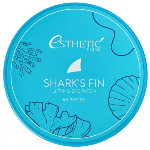 Esthetic House Гидрогелевые патчи с экстрактом акульего плавника Shark's Fin Lifting Eye Patch
