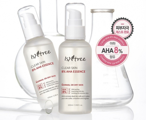Isntree Отшелушивающая эссенция с AHA-кислотами Clear Skin 8% AHA Essence