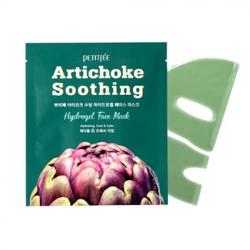 Petitfee Противоотёчная гидрогелевая маска с артишоком Artichoke Soothing Hydrogel Face Mask