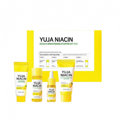 Some By Mi Набор миниатюр с юдзу для выравнивания тона Yuja Niacin 30 Days Brightening Starter Kit