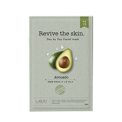 Labute Маска-салфетка с авокадо Revive the skin Avocado Mask