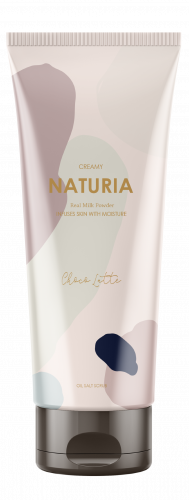 Naturia Скраб для тела Шоколад Creamy Oil Salt Scrub Choco Latte
