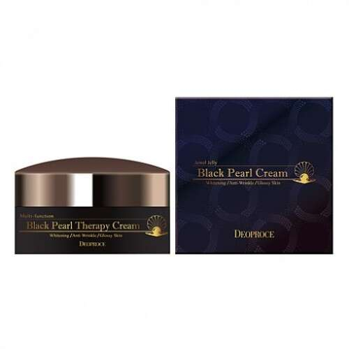 Deoproce Омолаживающий крем с черным жемчугом Black Pearl Therapy Cream