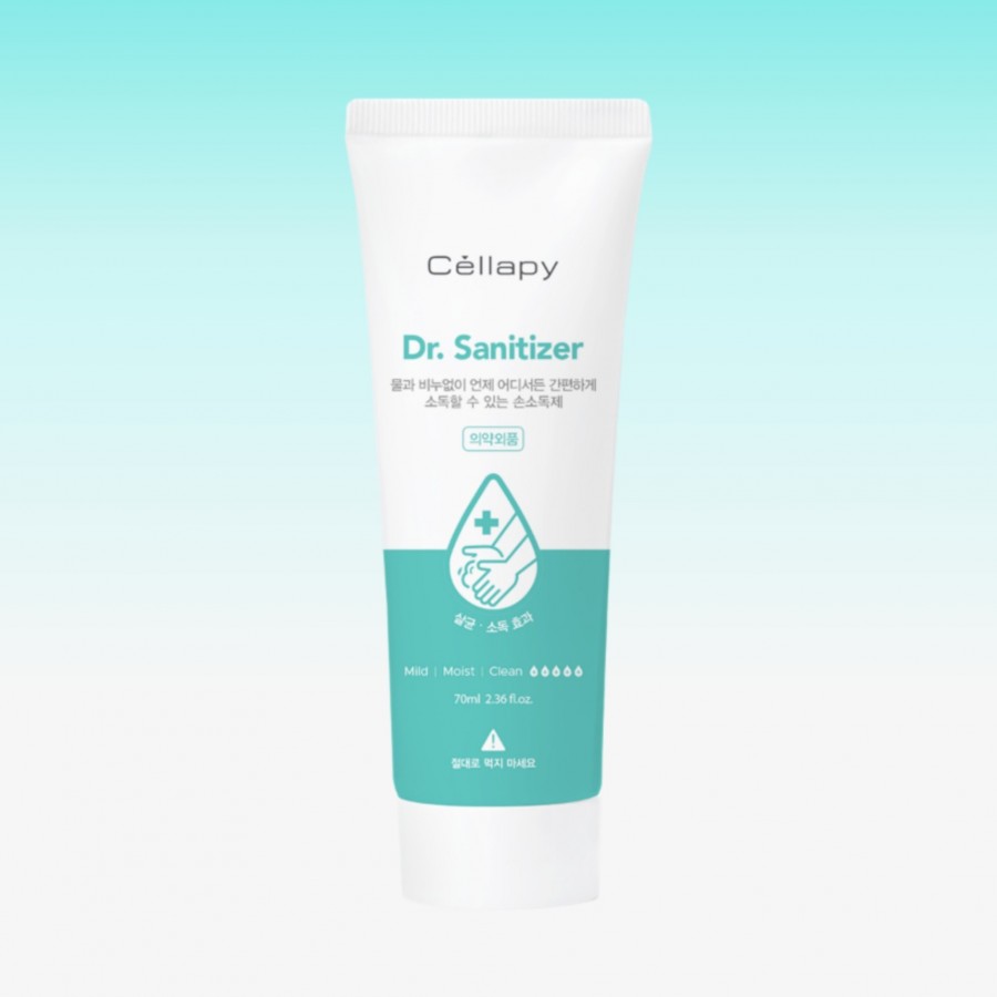Cellapy Антисептик для рук Cleantech Gel Derma Sanitizer 70 мл