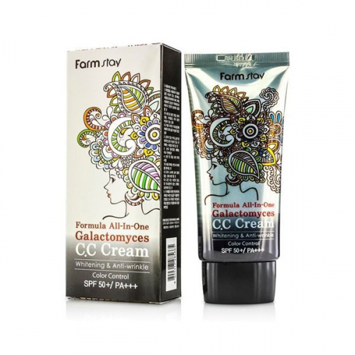 Farmstay Многофункциональный СС крем Formula All-In-One Galactomyces CC Cream SPF50+ PA+++