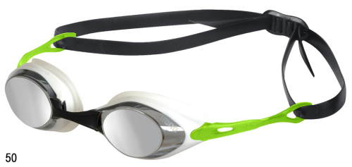 Очки для плавания COBRA MIRROR smoke-silver-green (20)