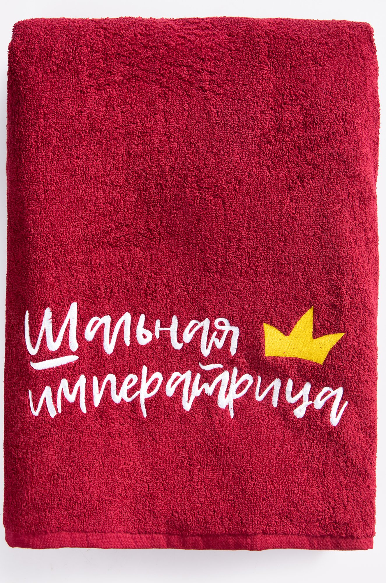 Полотенце женское махровое с вышивкой - Happy Fox Home