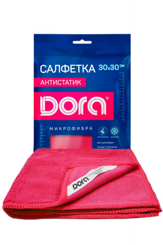 Салфетка из микрофибры антистатик для сухой уборки - Dora