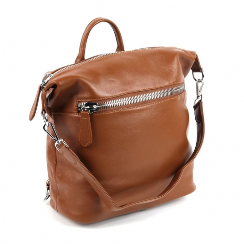Женский кожаный рюкзак 1600 Браун