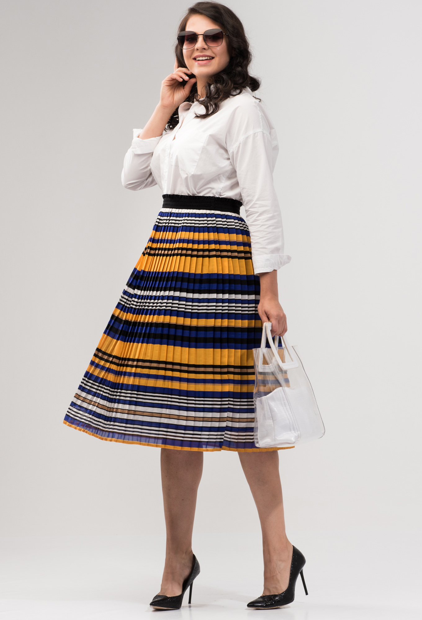 ст. цена1499руб.! Юбка Amelia Lux 3508 полоска