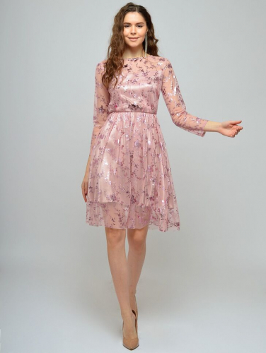 1906-роз 410900 Платье текстильное