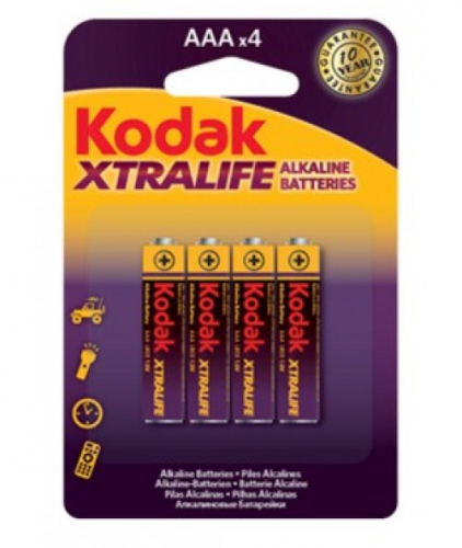 Батарейка Kodak LR03 AAA XTRALIFE BL4 (4/40)