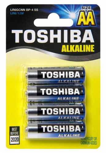 Батарейка Toshiba LR06 AA BL4 (4/48)