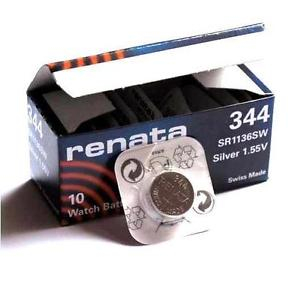 Батарейка Renata SR1136SW 344 (1/10)