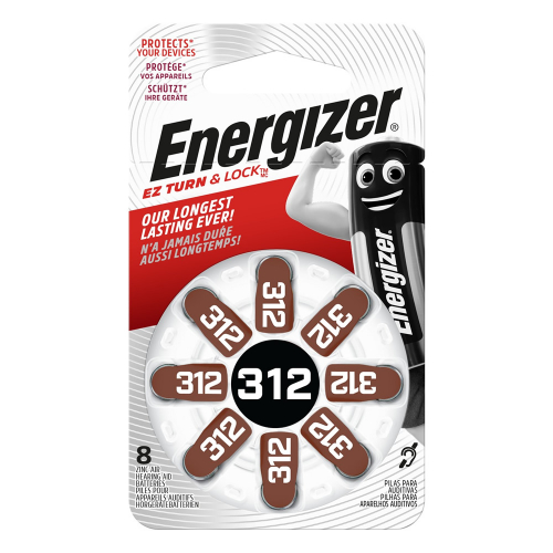 Батарейка Energizer ZA312 BL8 (8/48)