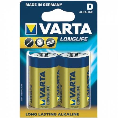 Батарейка Varta Long Life Power (High Energy) 4920 LR20 BL2 (2/20)