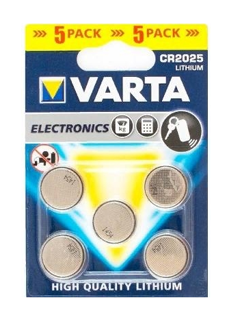 Батарейка Varta CR2025 (6025) BL5 (5/50/500)