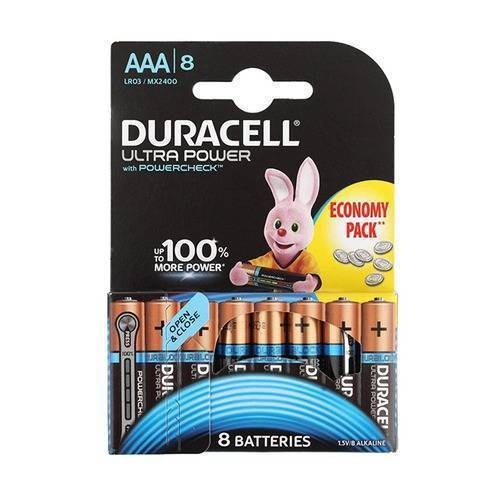 Батарейка Duracell LR03 AAA UltraPower BL8 (8/80)