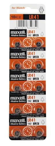 Батарейка Maxell AG 3 LR41 BL10 (10)