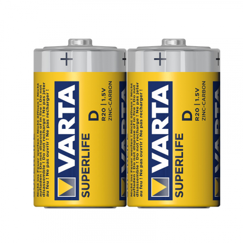Батарейка Varta SuperLife R20 SR2 (24/120)