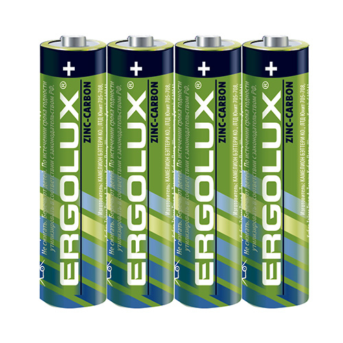 Батарейка Ergolux R03 AAA SR4 (60/1200)