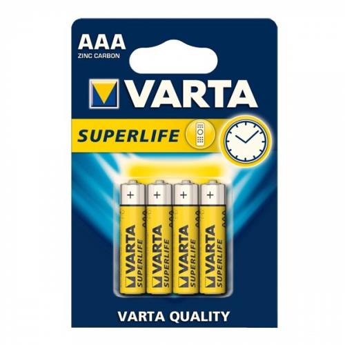 Батарейка Varta R03 AAA SuperLife BL4 (2003) (4/48)